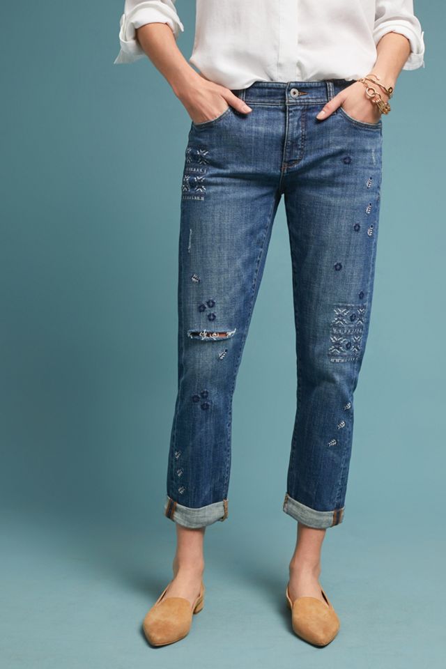 Pilcro Mid-Rise Slim Boyfriend Jeans #3