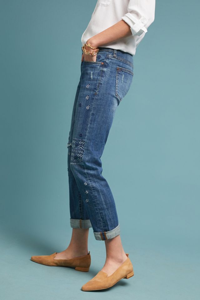 Pilcro Mid-Rise Slim Boyfriend Jeans #4