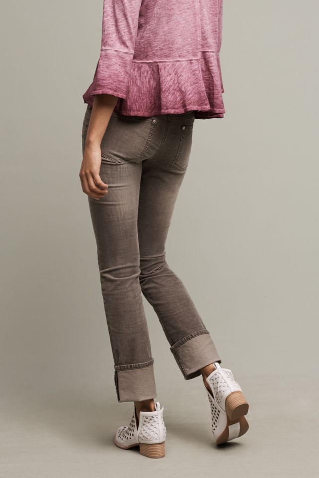 Pilcro Parallel Mid-Rise Cuffed Corduroys #4