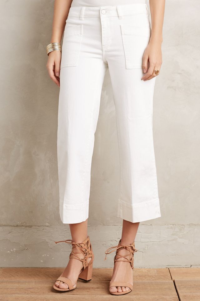 Pilcro Wide-Leg Mid-Rise Crop Jeans #1