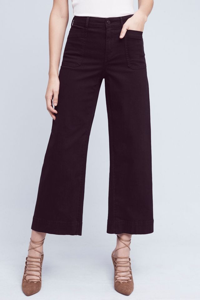 Pilcro Superscript Ultra High-Rise Wide-Leg Crops #1