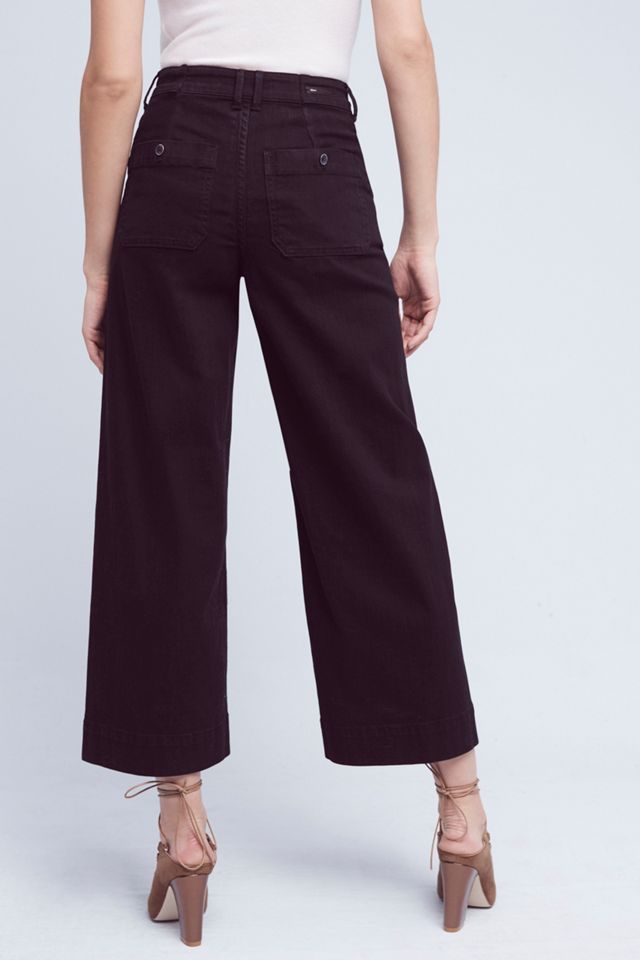 Pilcro Superscript Ultra High-Rise Wide-Leg Crops #3