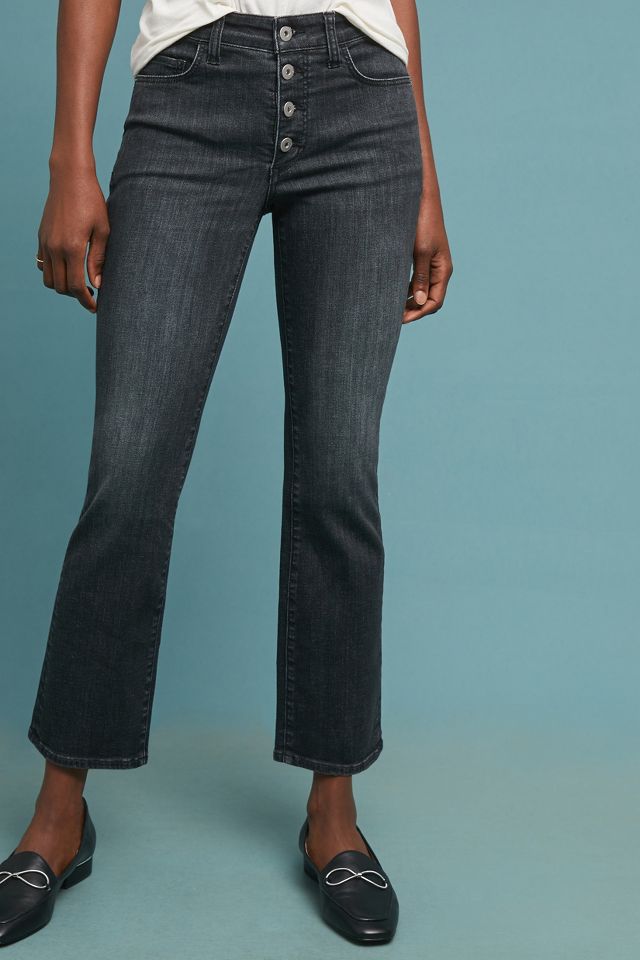 Pilcro High-Rise Cropped Bootcut Jeans | Anthropologie