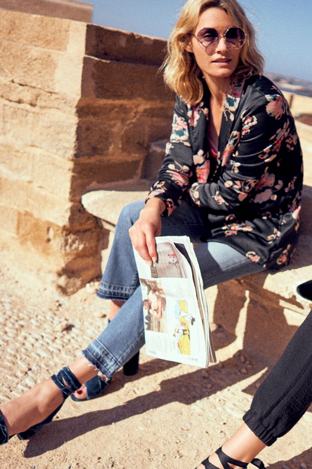 Pilcro High-Rise Cropped Flare Jeans #7