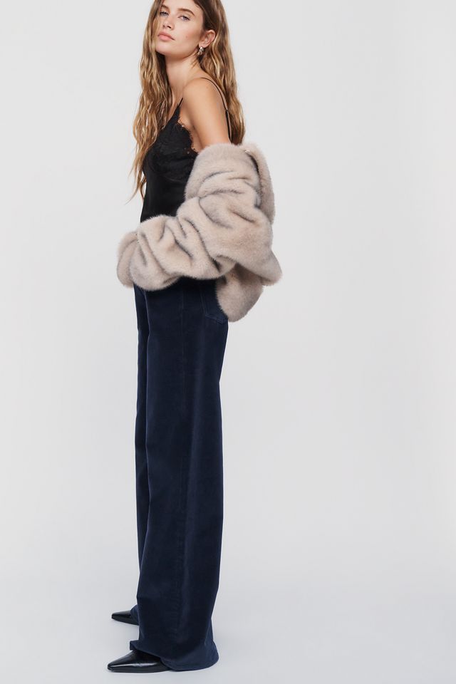 DL1961 Alex Velvet Mid Rise Baggy Jeans #2