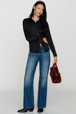 DL1961 Carolyn 90s Low Rise Bootcut Jeans by Anthropologie