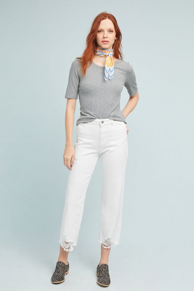 DL1961 Hepburn Ultra High-Rise Wide-Leg Jeans