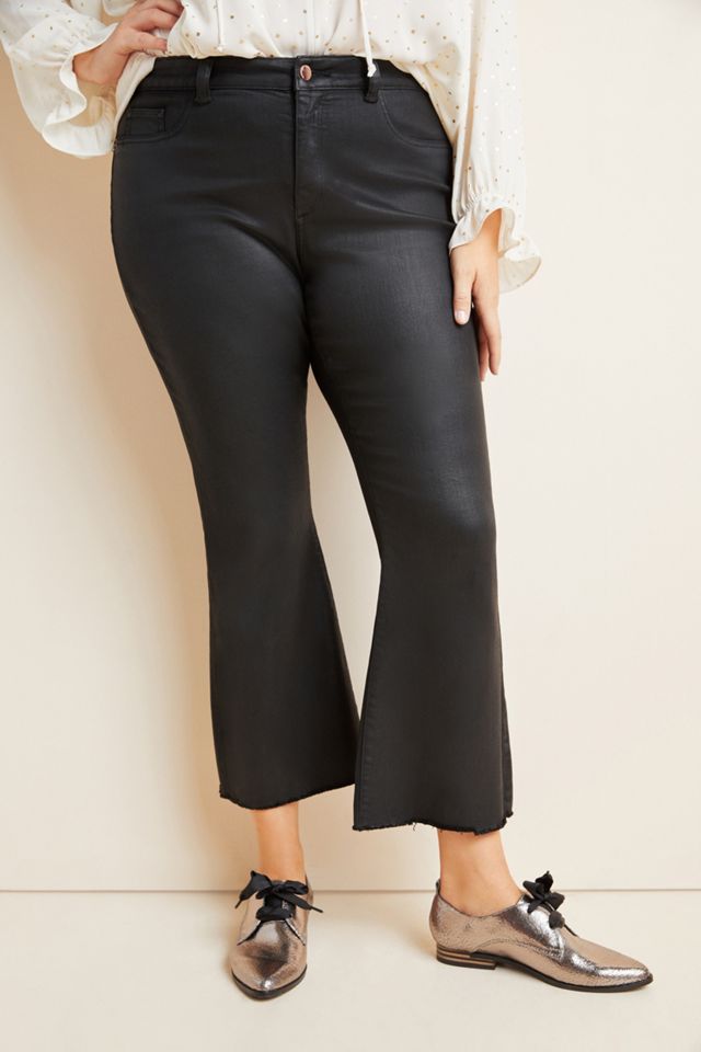 DL1961 x Marianna Hewitt Bridget High-Rise Cropped Flare Jeans #9