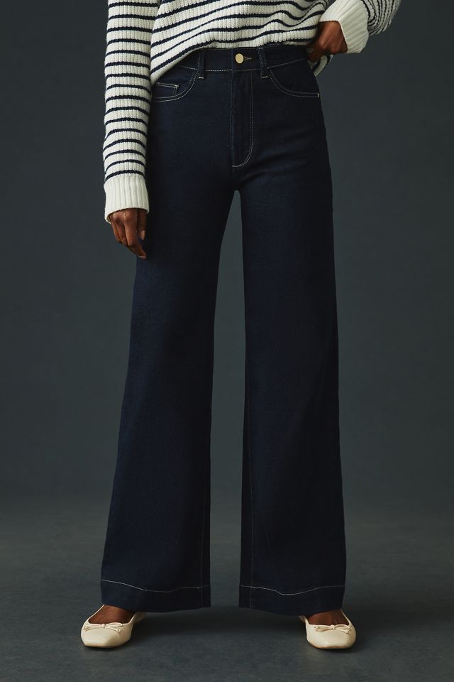 DL1961 Hepburn High-Rise Wide-Leg Jeans #1