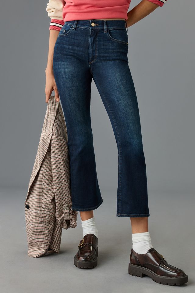 DL1961 Bridget High-Rise Crop Bootcut Jeans #1
