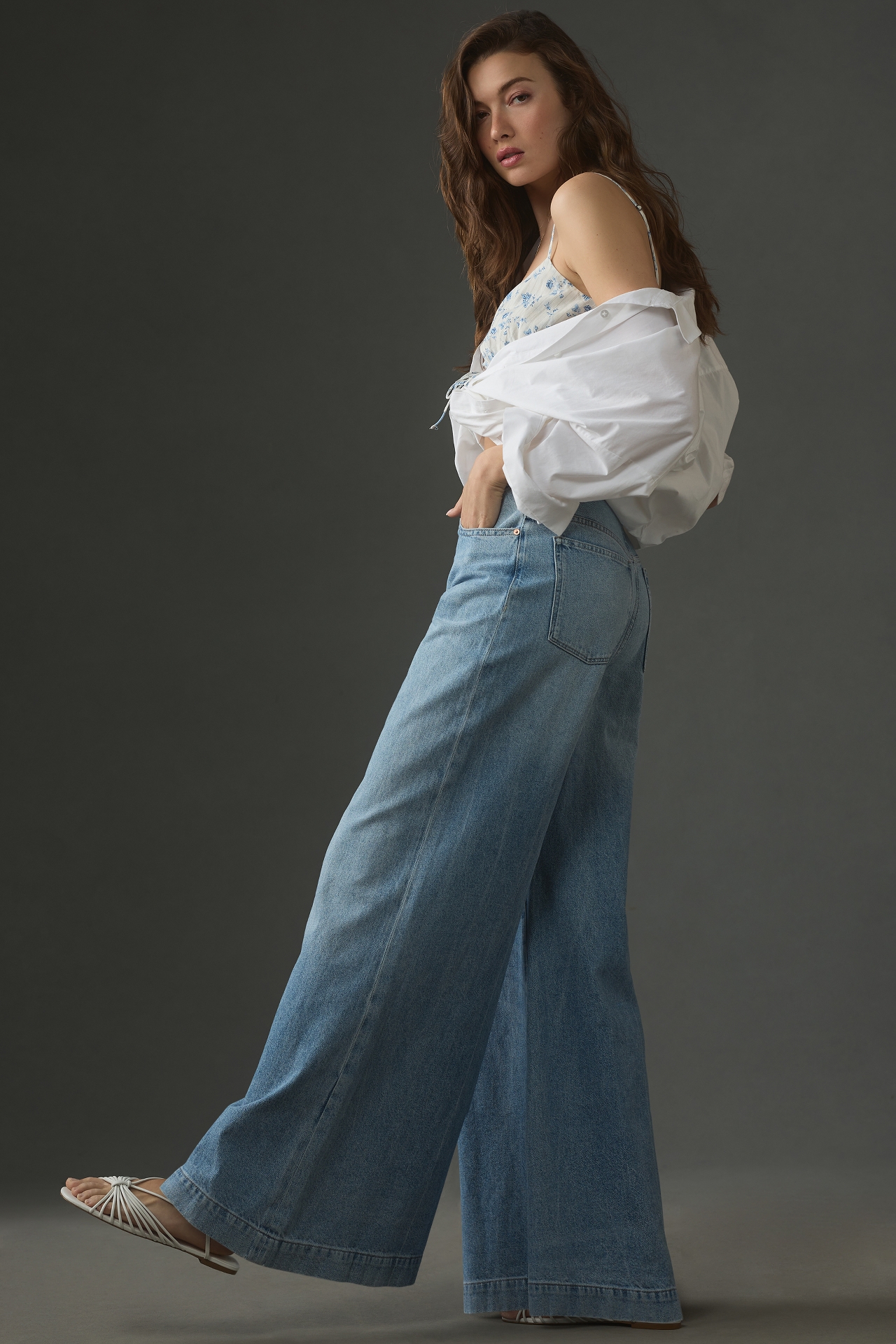 DL1961 Lucila High-Rise Ultra Wide-Leg Jeans