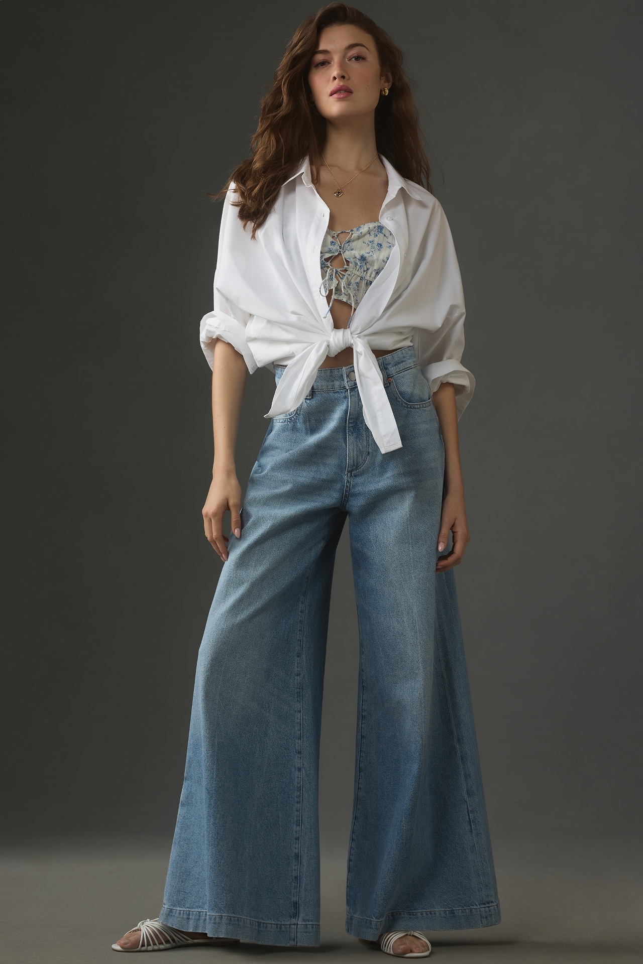 DL1961 Lucila High-Rise Ultra Wide-Leg Jeans