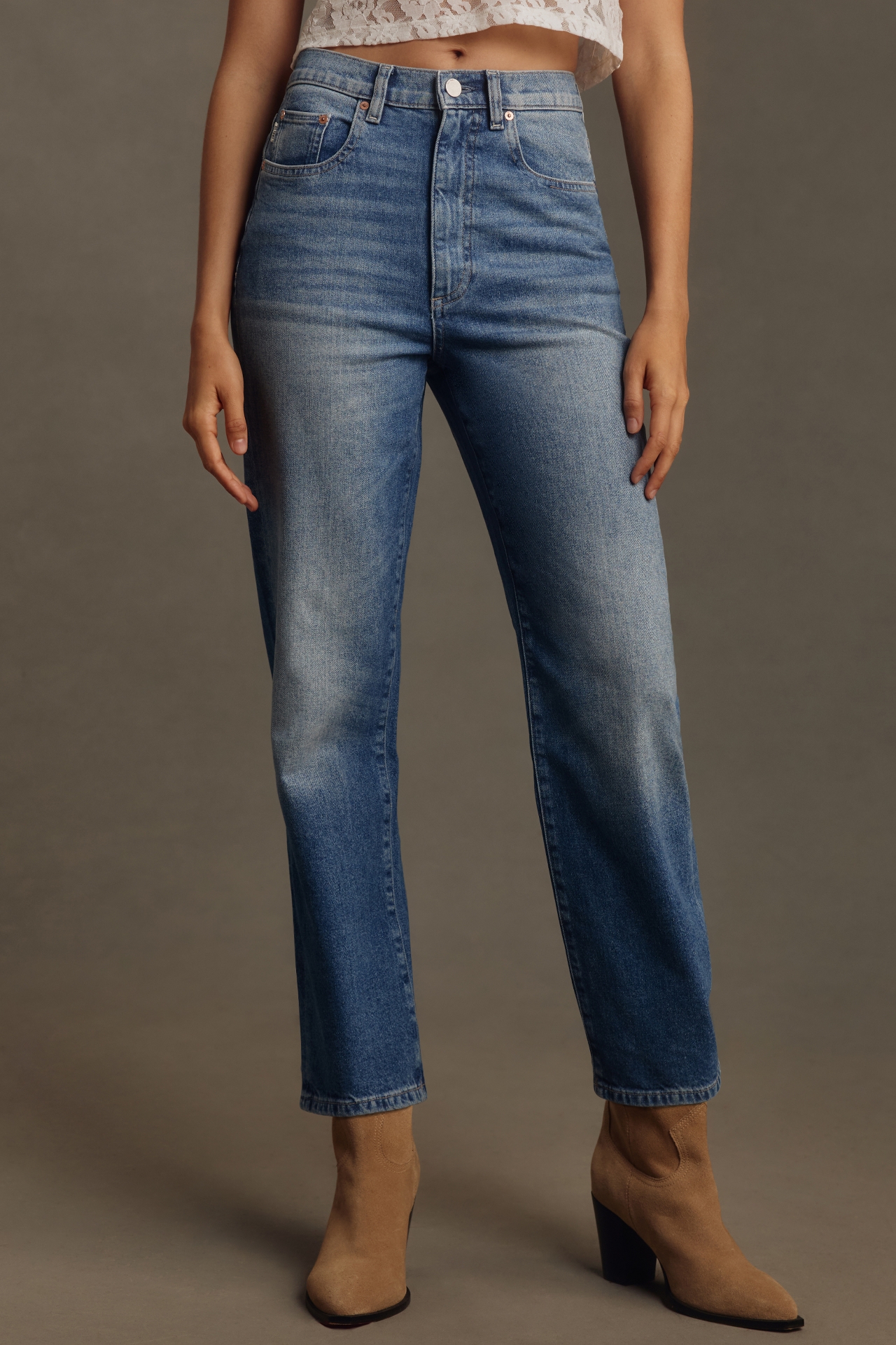 DL1961 Enora High-Rise Cigarette-Leg Jeans