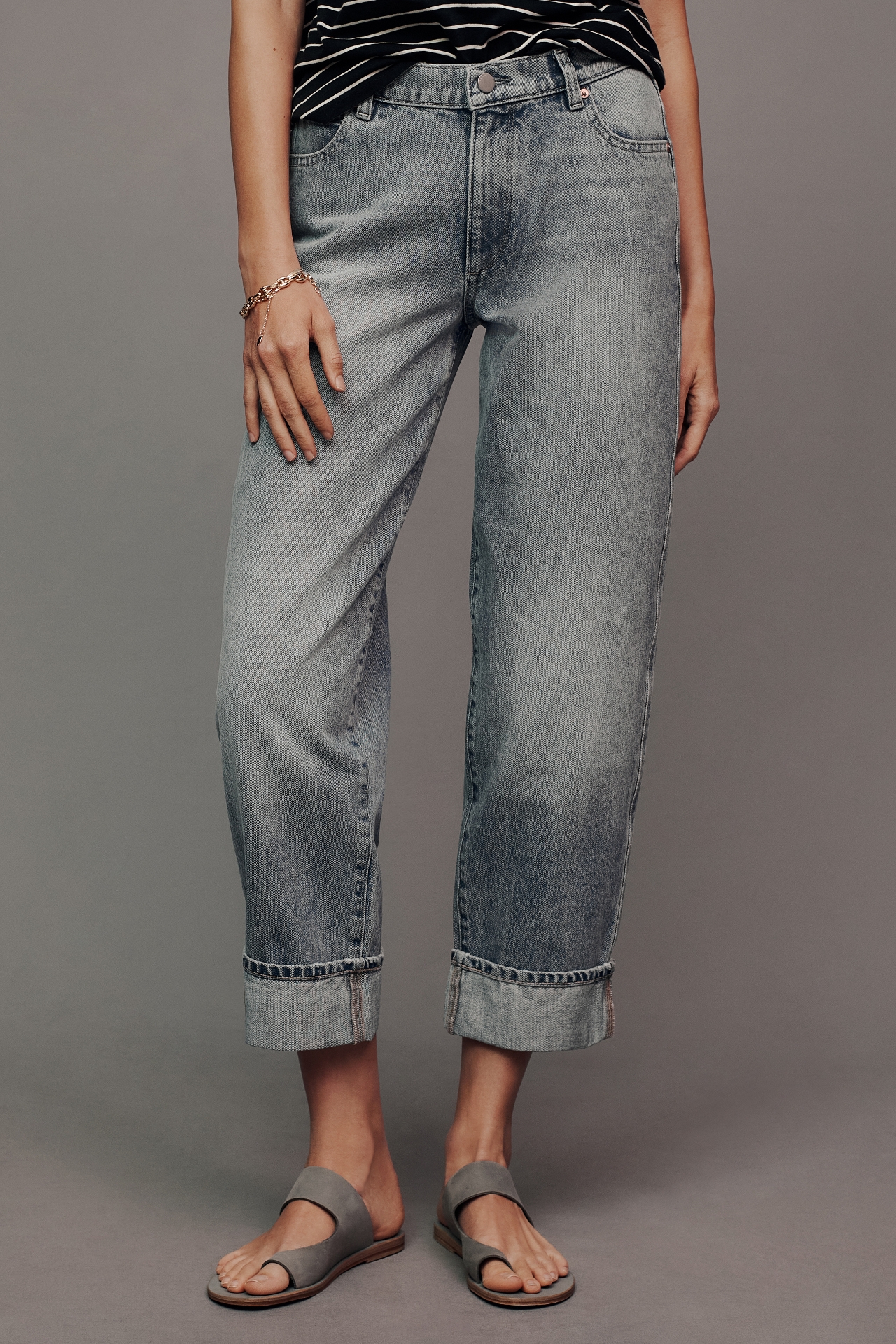 DL1961 Thea Boyfriend Mid-Rise Relaxed-Leg Jeans