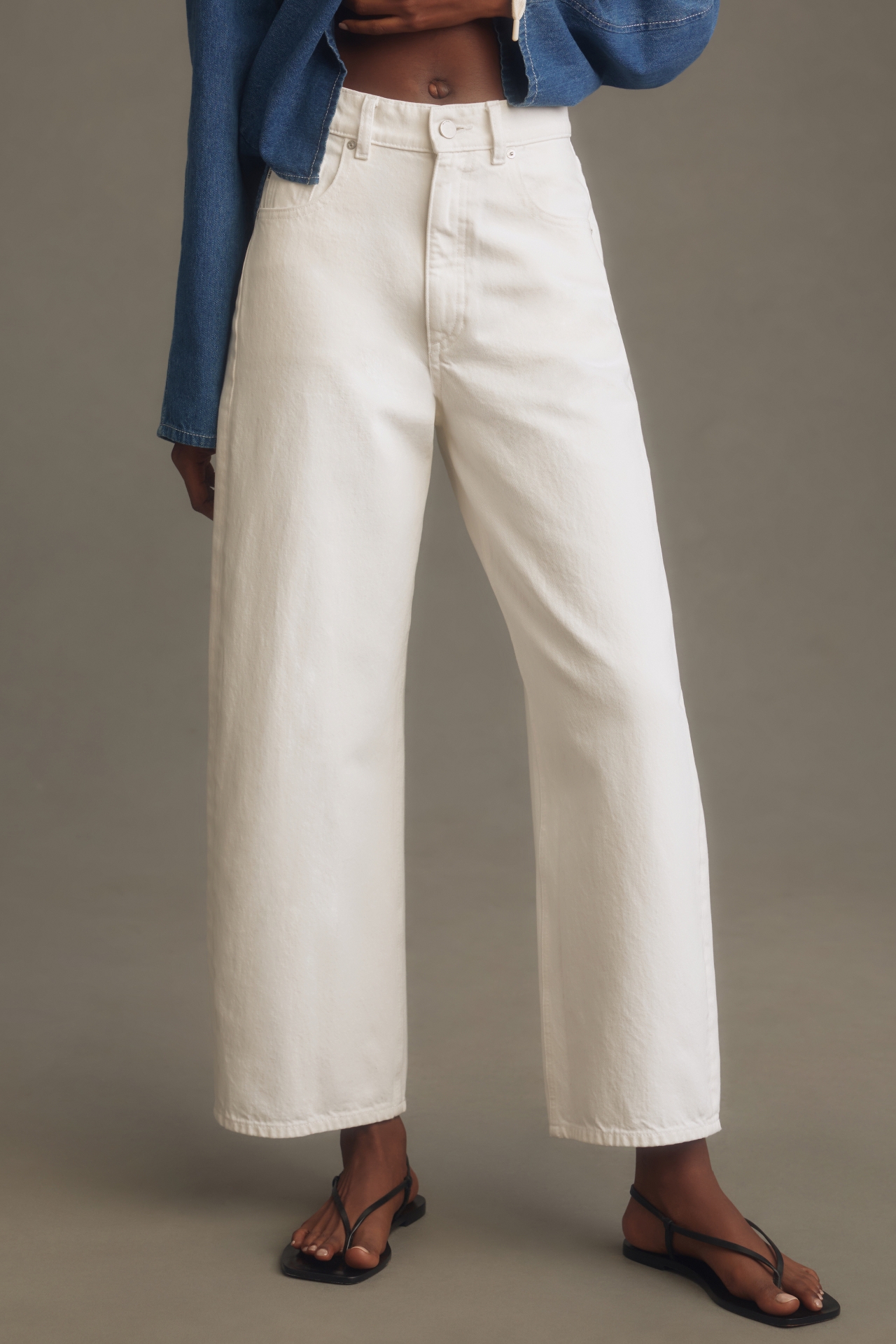 DL1961 Taylor Crop High-Rise Tapered Jeans