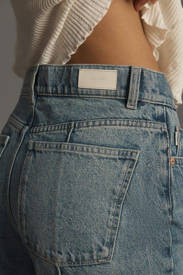 DL1961 Hepburn High-Rise Wide-Leg Cuffed Jeans #3