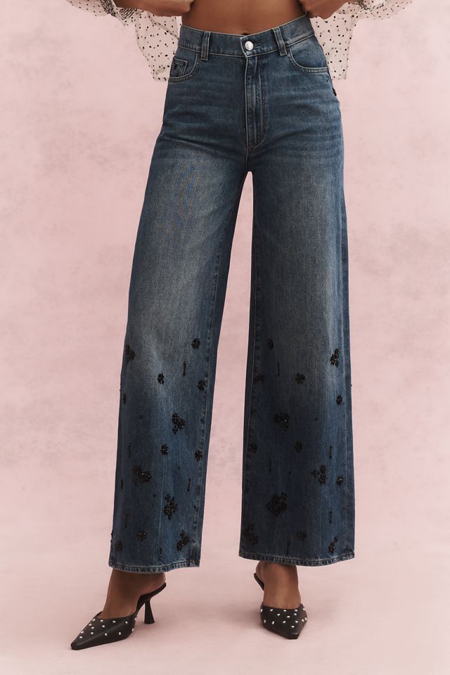 DL1961 Hepburn High-Rise Wide-Leg Jeans #1