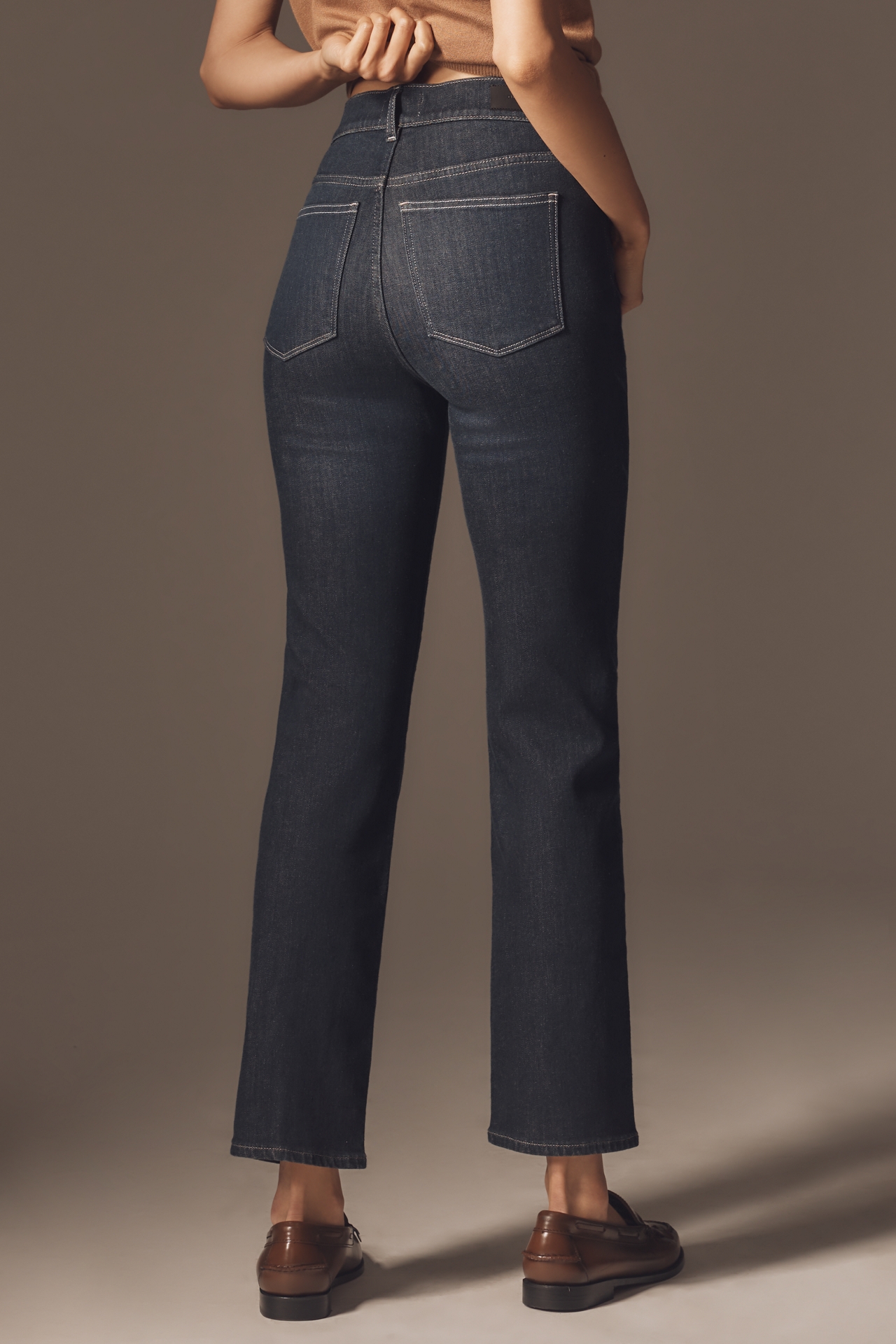 DL1961 Halle High-Rise Straight-Leg Jeans