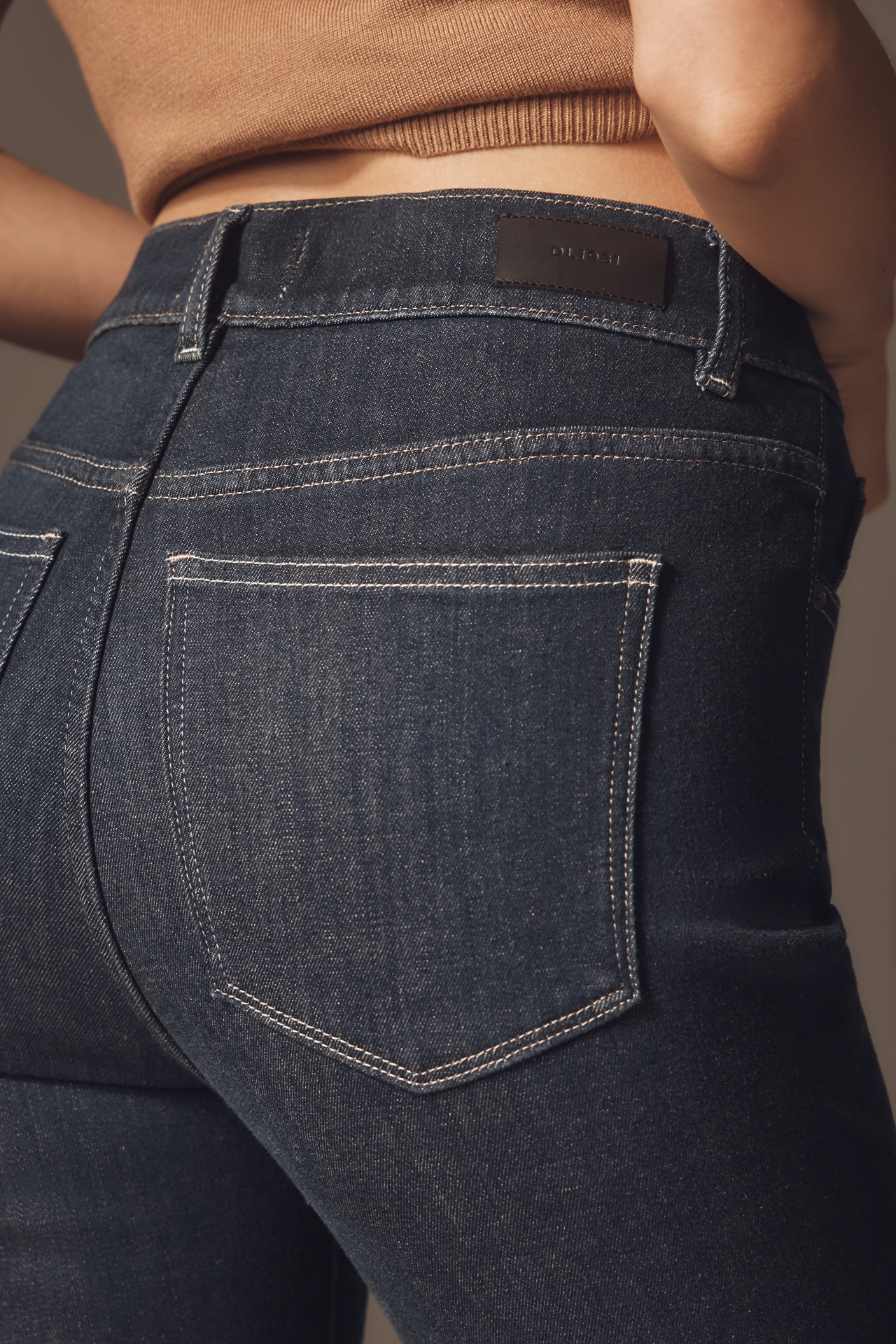 DL1961 Halle High-Rise Straight-Leg Jeans