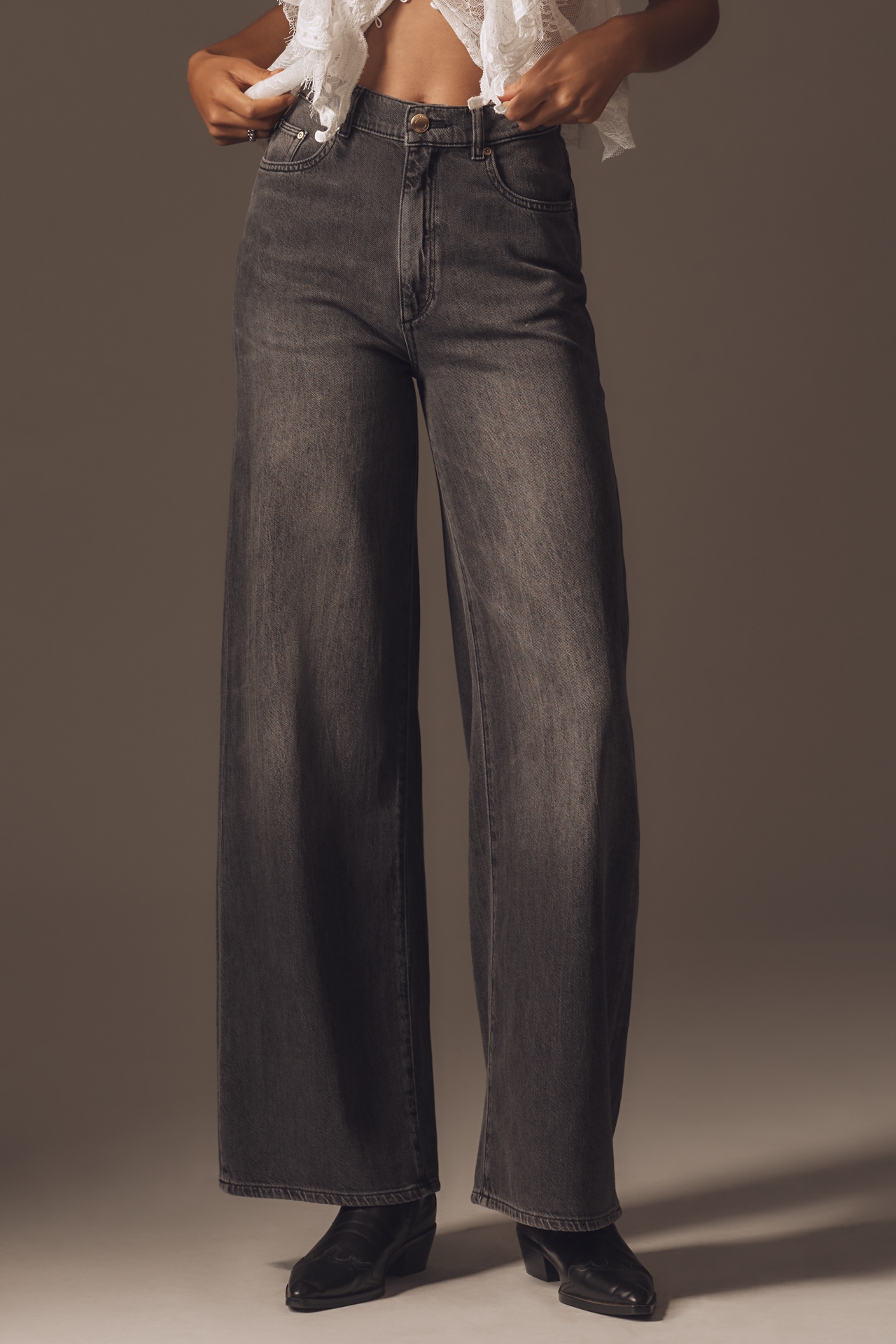 DL1961 Hepburn High-Rise Wide-Leg Jeans