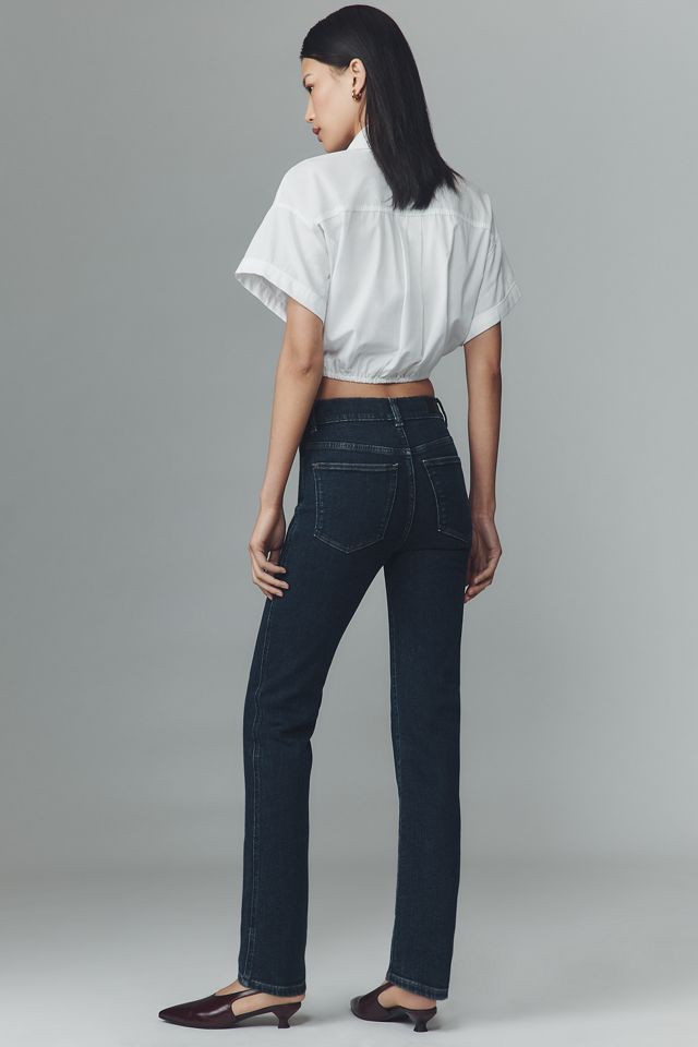 DL1961 Halle High-Rise Straight-Leg Jeans #3
