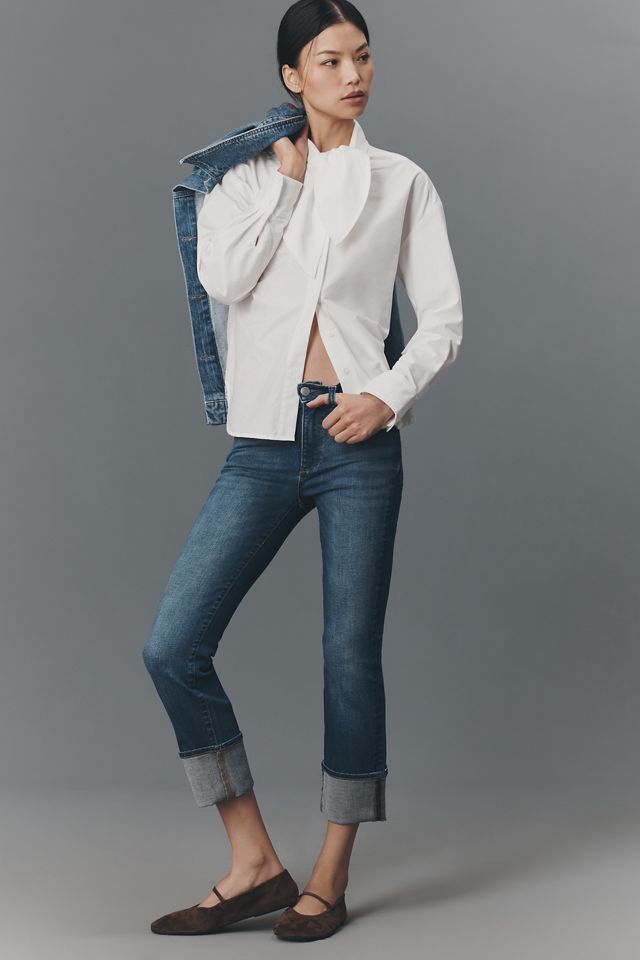 DL1961 Mara Mid-Rise Cuffed Straight-Leg Jeans #2
