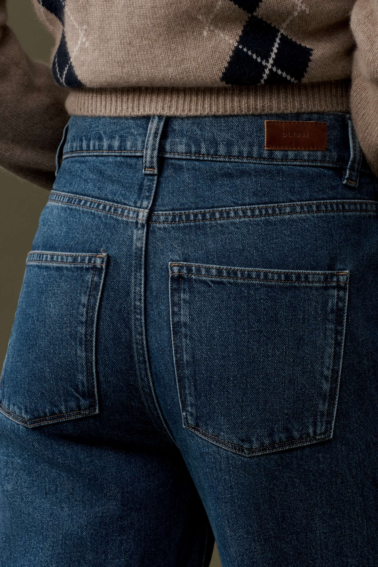 DL1961 Hepburn High-Rise Wide-Leg Ankle Jeans