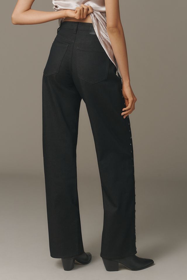 DL1961 Kaylen Embellished High-Rise Tapered Jeans #3