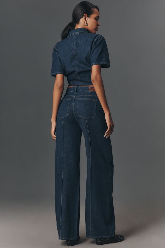 DL1961 Hepburn Wide-Leg Aura High-Rise Jeans #2