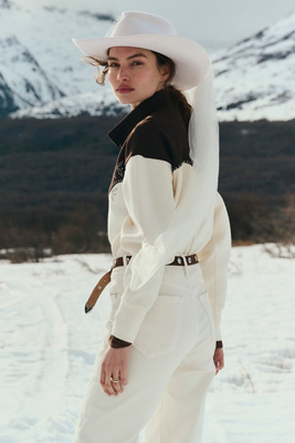 Dl1961 Karmine High-rise Wide-leg Jeans In White