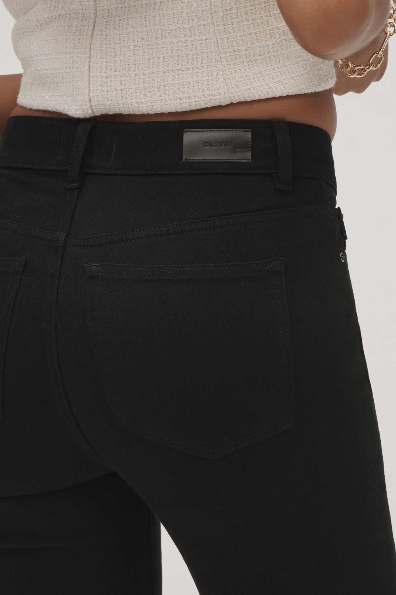 DL1961 Halle High-Rise Straight-Leg Jeans