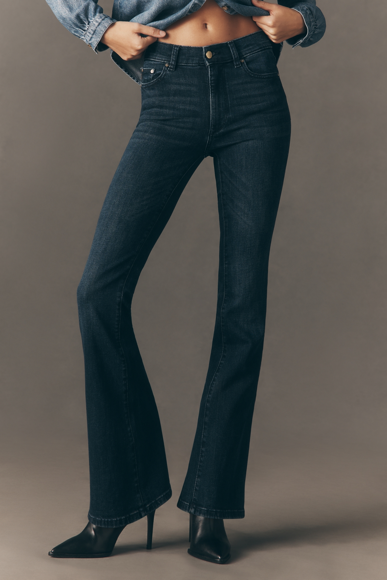 DL1961 Bridget Boot High-Rise Bootcut Jeans