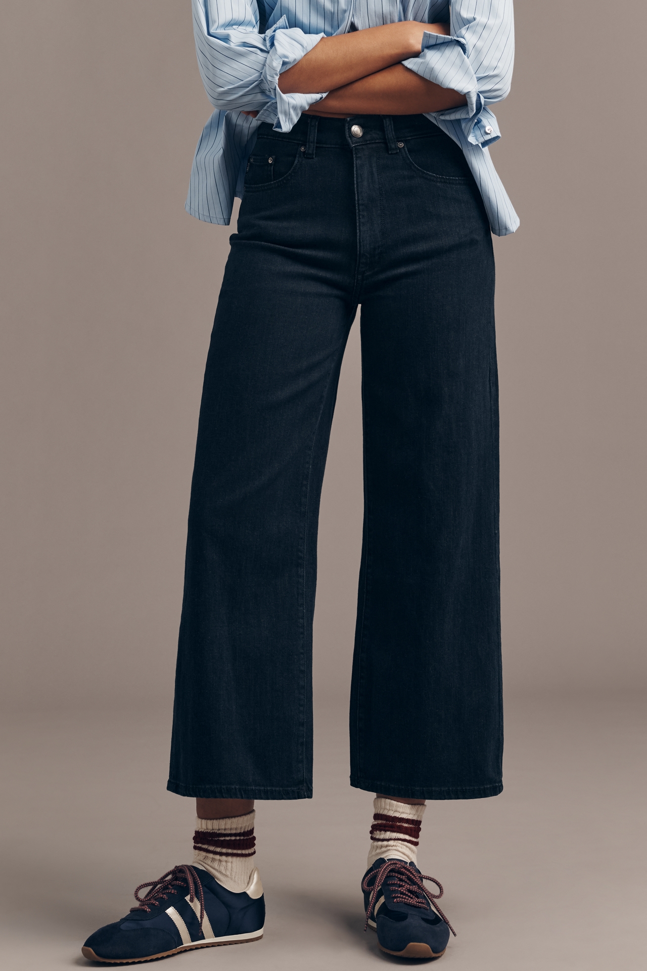 DL1961 Hepburn Ankle High-Rise Wide-Leg Jeans