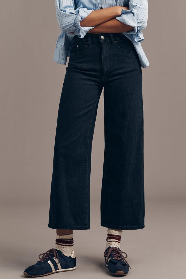 DL1961 Hepburn Ankle High-Rise Wide-Leg Jeans #1