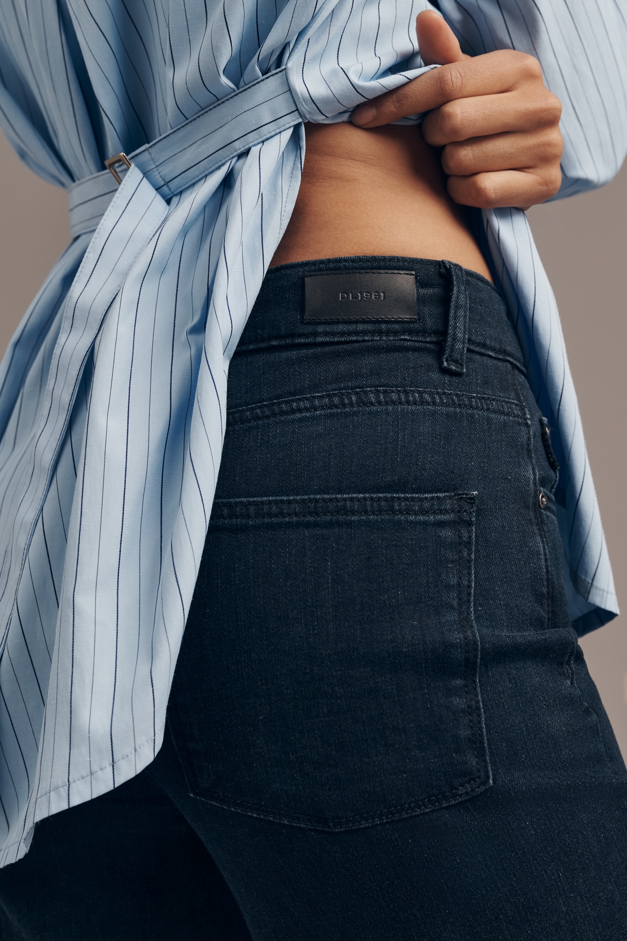 DL1961 Hepburn Ankle High-Rise Wide-Leg Jeans