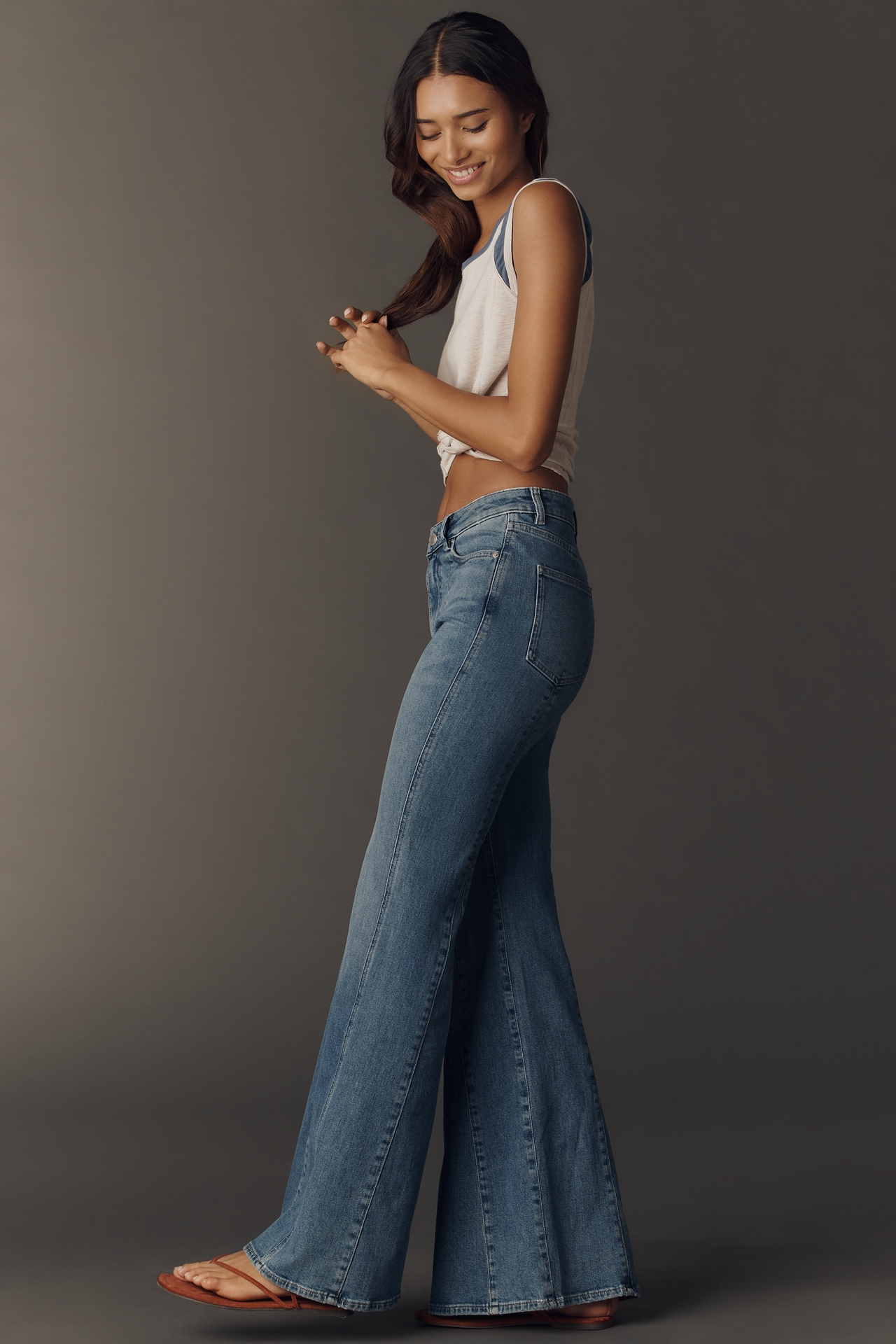 DL1961 Claira Mid-Rise Flare Jeans
