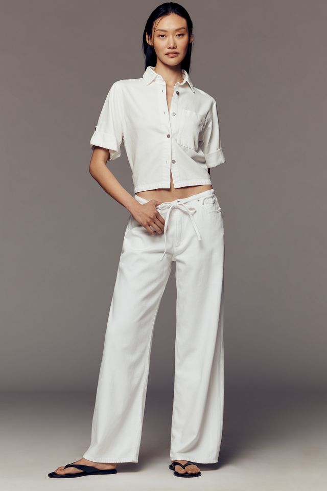 DL1961 Sienna Aura Drawstring Low-Slung Wide-Leg Jeans #2