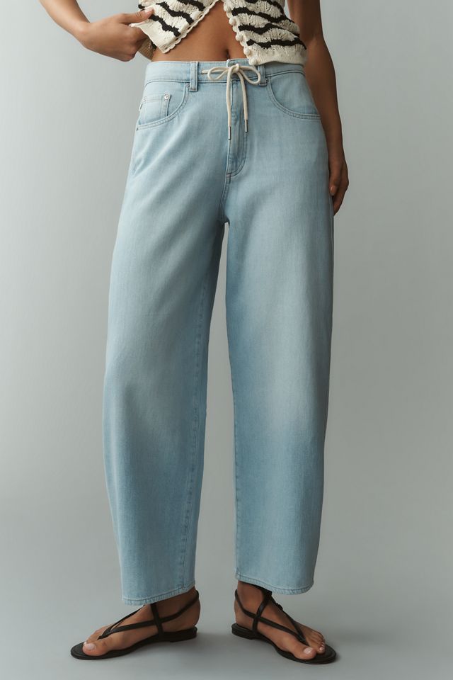 DL1961 Taylor Aura High-Rise Relaxed Barrel Jeans #1