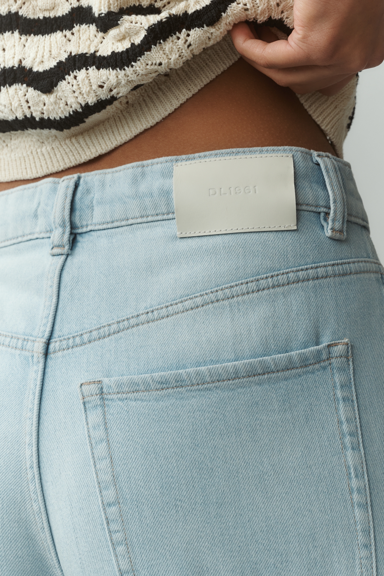 DL1961 Taylor High-Rise Drawstring Jeans