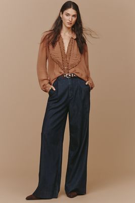DL1961 Hepburn High-Rise Wide-Leg Jeans