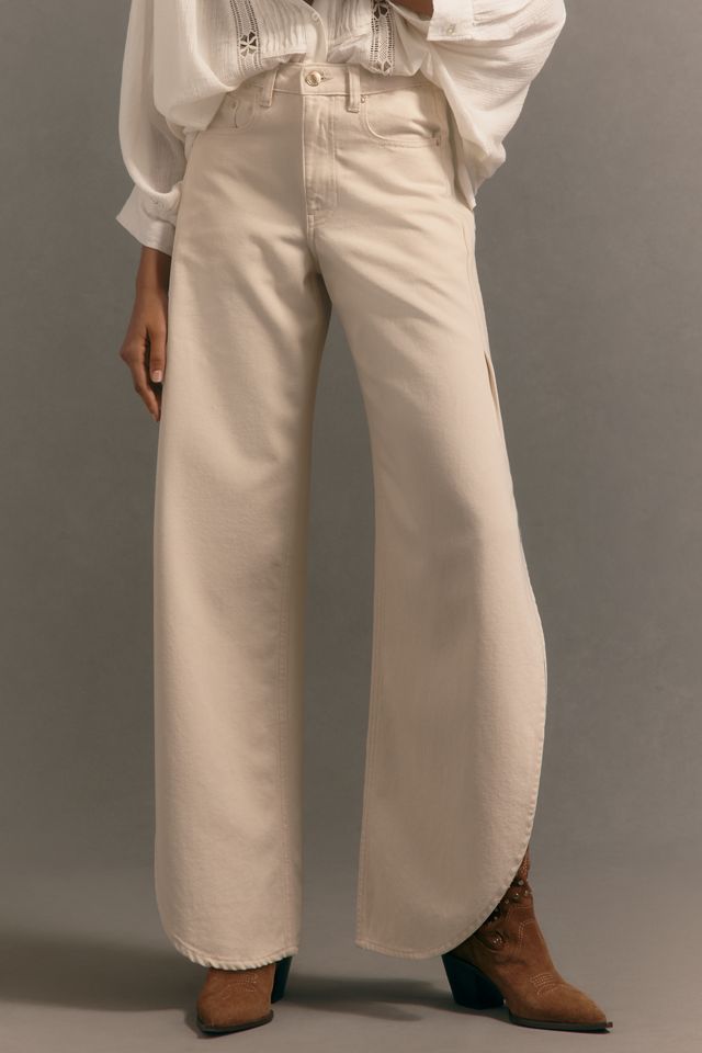 DL1961 Rori High-Rise Side-Split Barrel Jeans #1