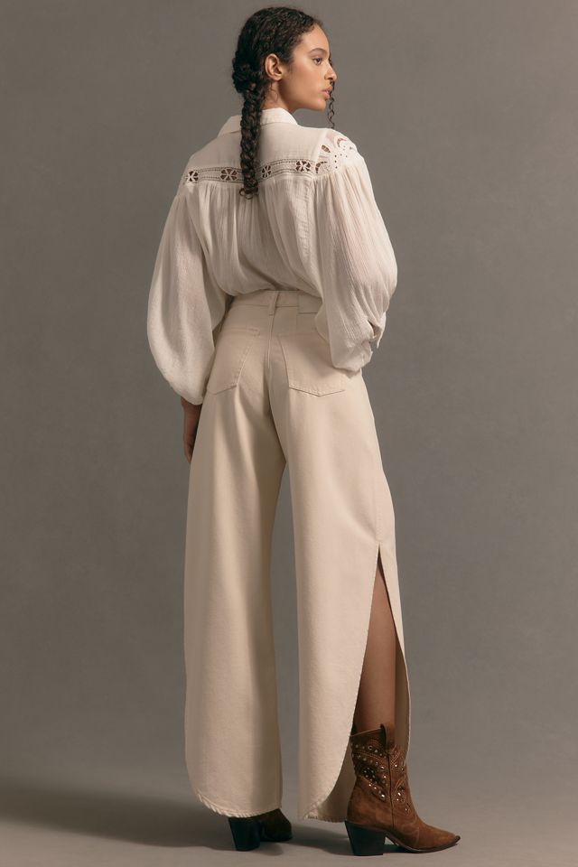 DL1961 Rori High-Rise Side-Split Barrel Jeans #2