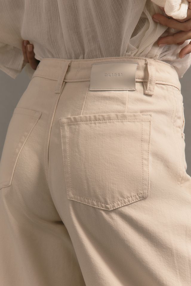 DL1961 Rori High-Rise Side-Split Barrel Jeans #3