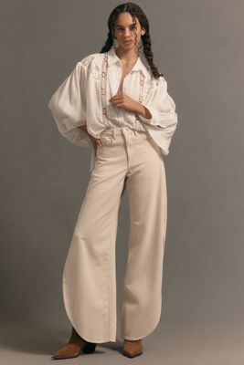 DL1961 Rori High-Rise Side-Split Barrel Jeans