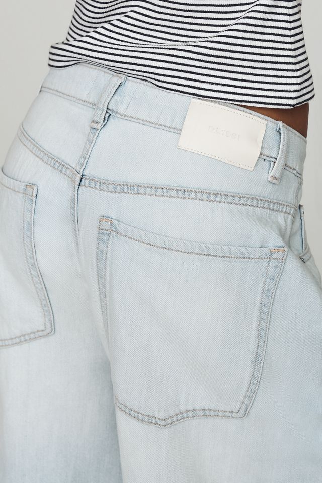 DL1961 Taylor 100% Cotton Petite Barrel Jeans #3