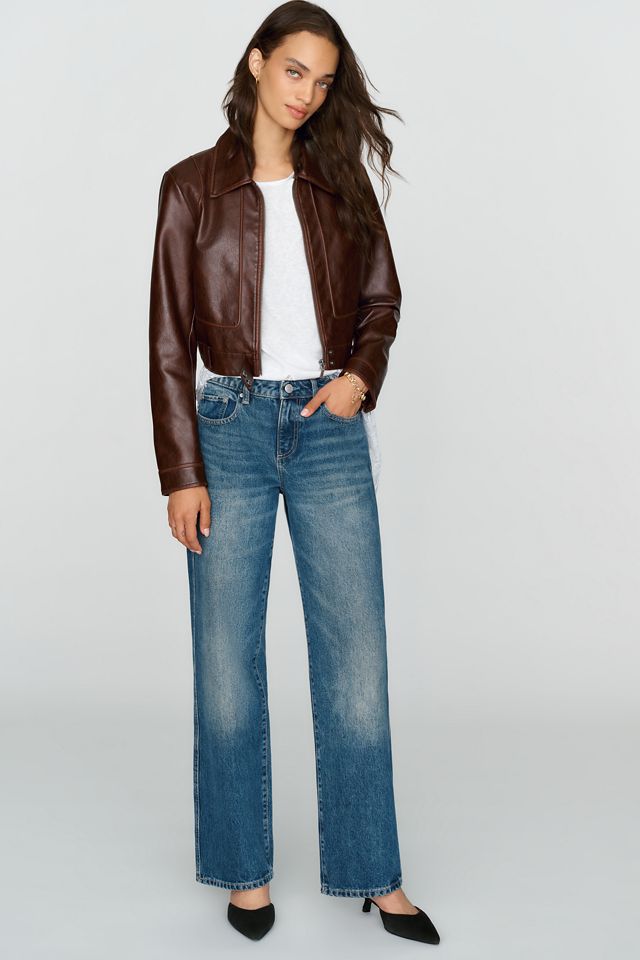 DL 1961 Drue Low-Rise Straight-Leg Jeans #2