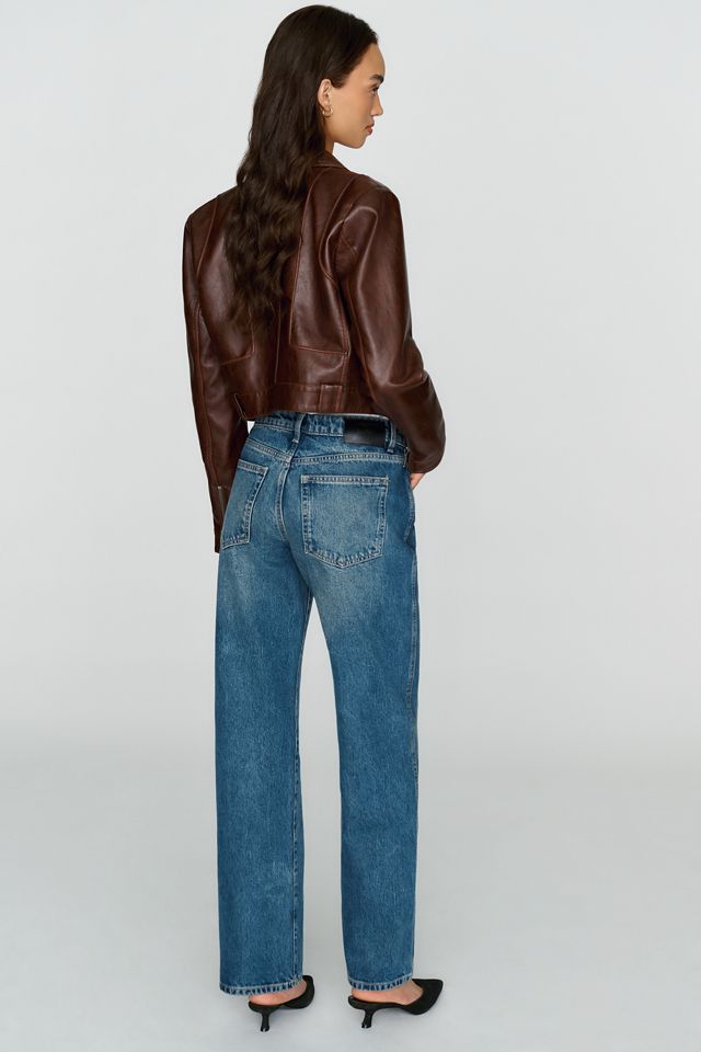 DL 1961 Drue Low-Rise Straight-Leg Jeans #4