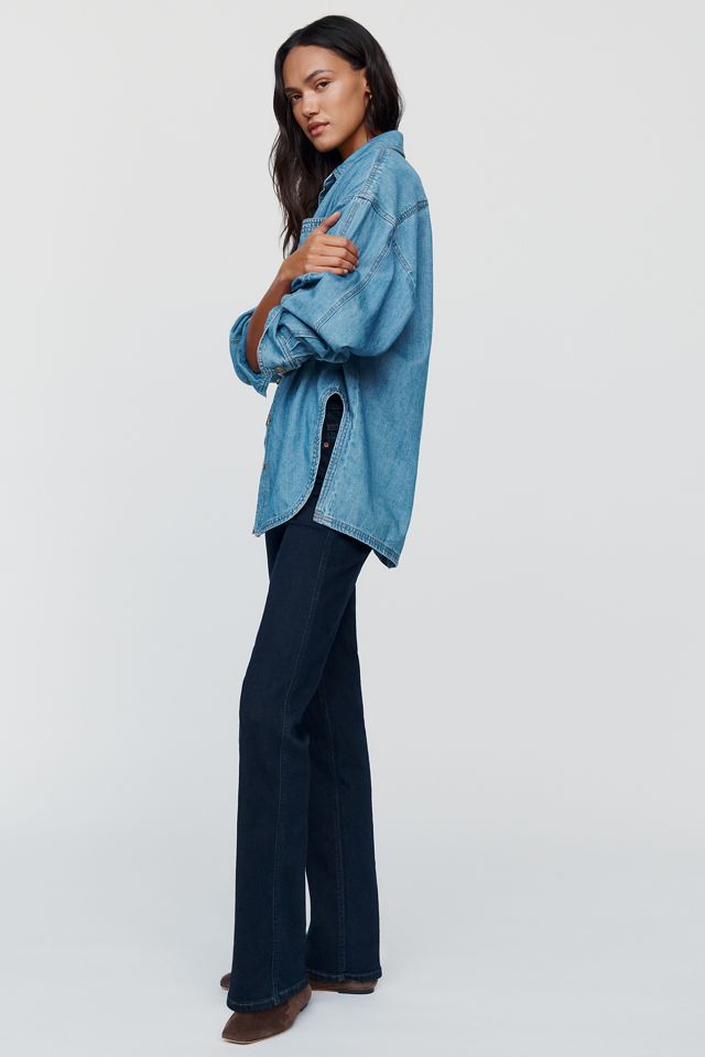 DL1961 Halle Mid-Rise Straight-Leg Jeans #4