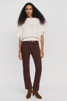 DL1961 Halle Straight Mid-Rise Jeans