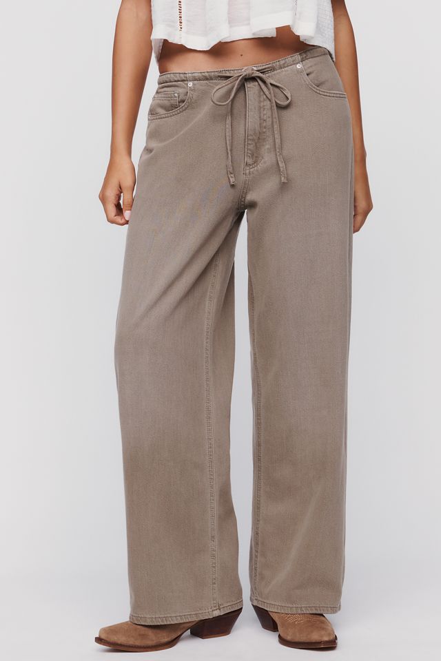 DL1961 Aura Sienna Low-Slung Wide-Leg Relaxed Jeans #1